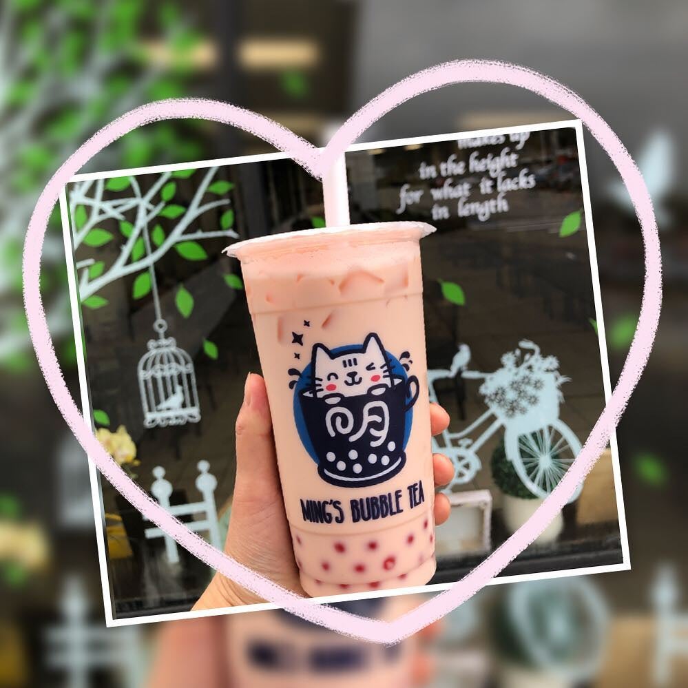 Sakura Rose Milk Tea | Ming's Bubble Tea
